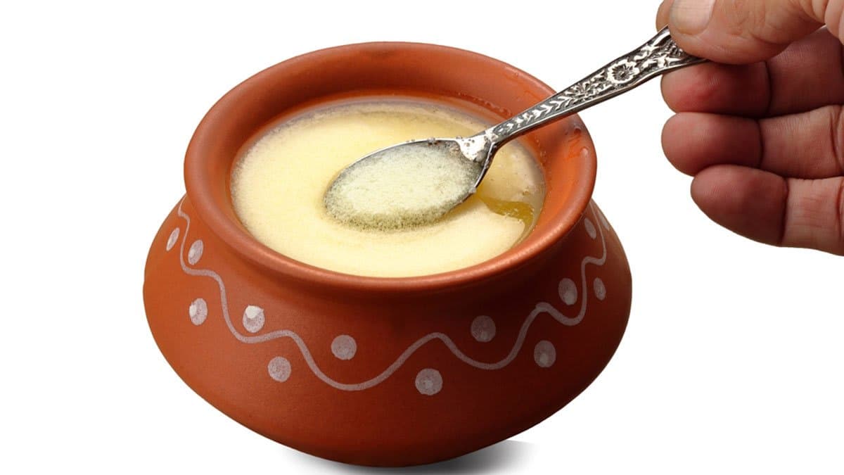 घी (Ghee) 100% देसी गिर गाय का घी | वैदिक बिलोना विधि